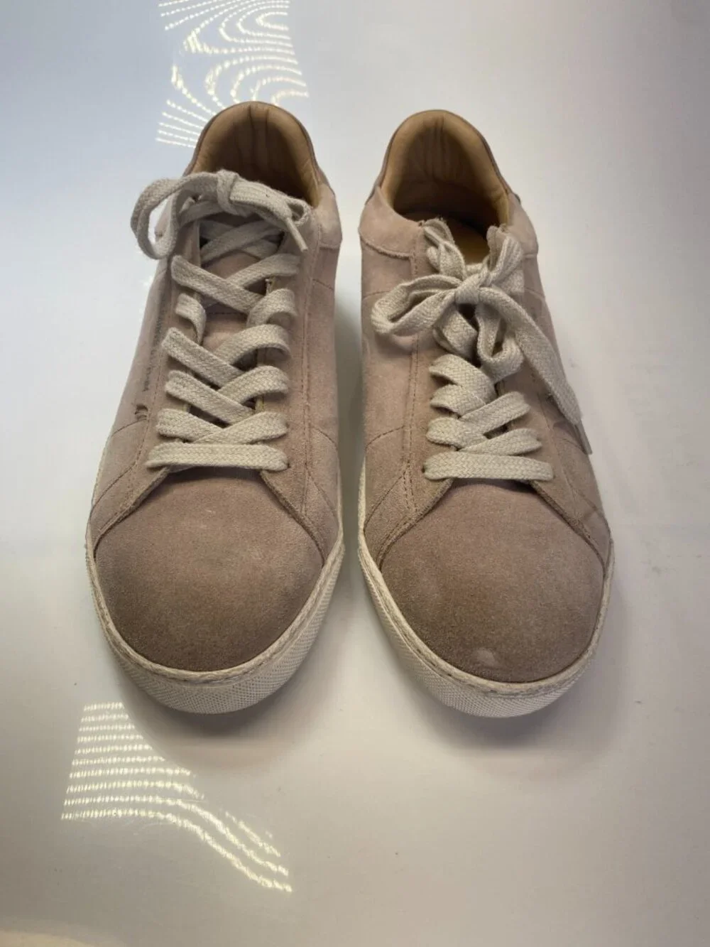 AllSaints Women's Low Top Dirty Pink Leather Sneaker sz 11